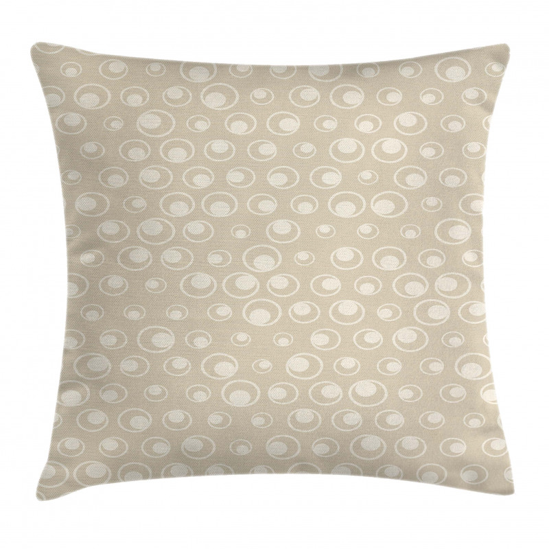 Water Inspired Bubble Forms Pillow Cover