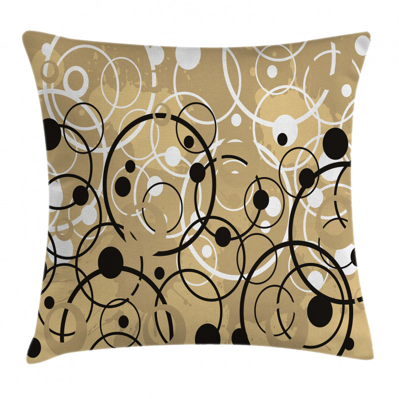 Funky Grungy Retro Pillow Cover