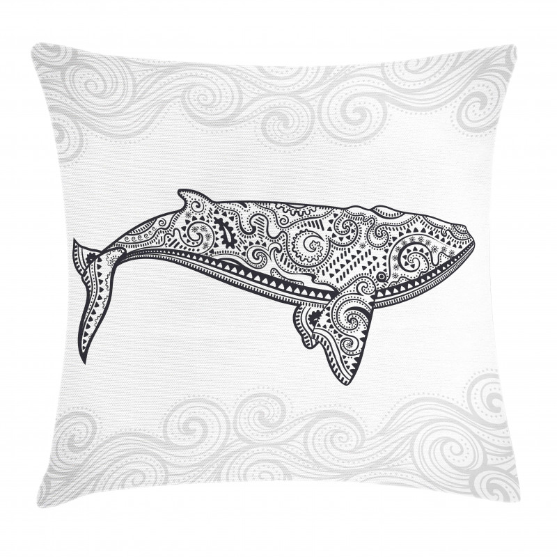 Big Fish Oriental Pillow Cover