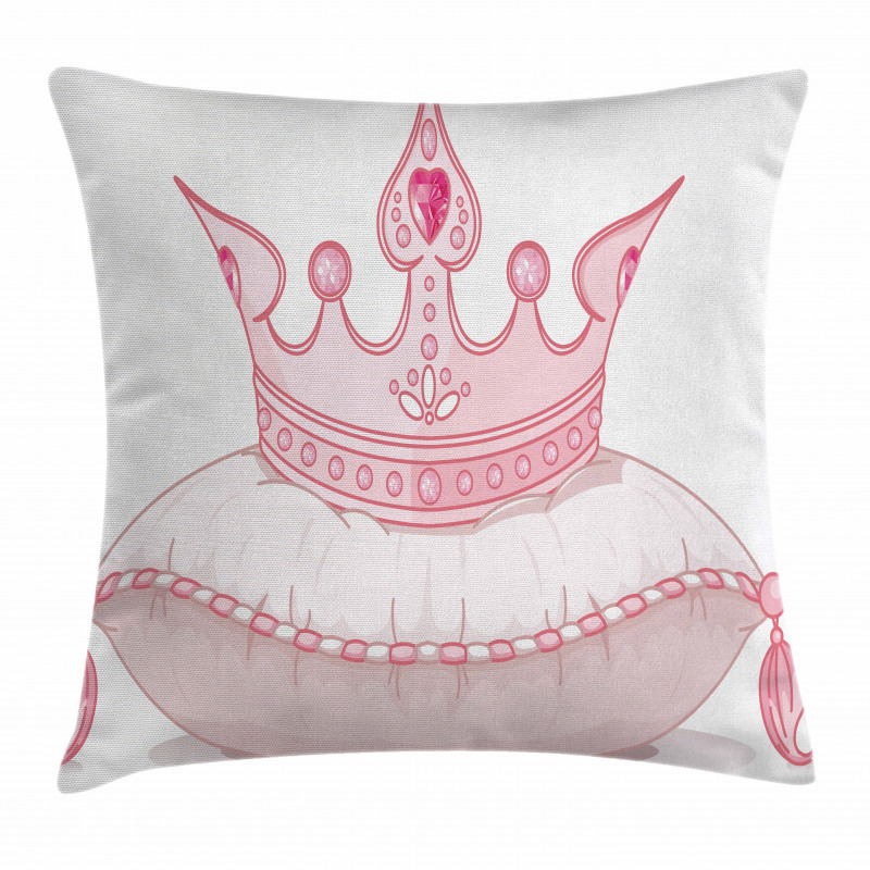 Cartoon Crown Pillow Cover