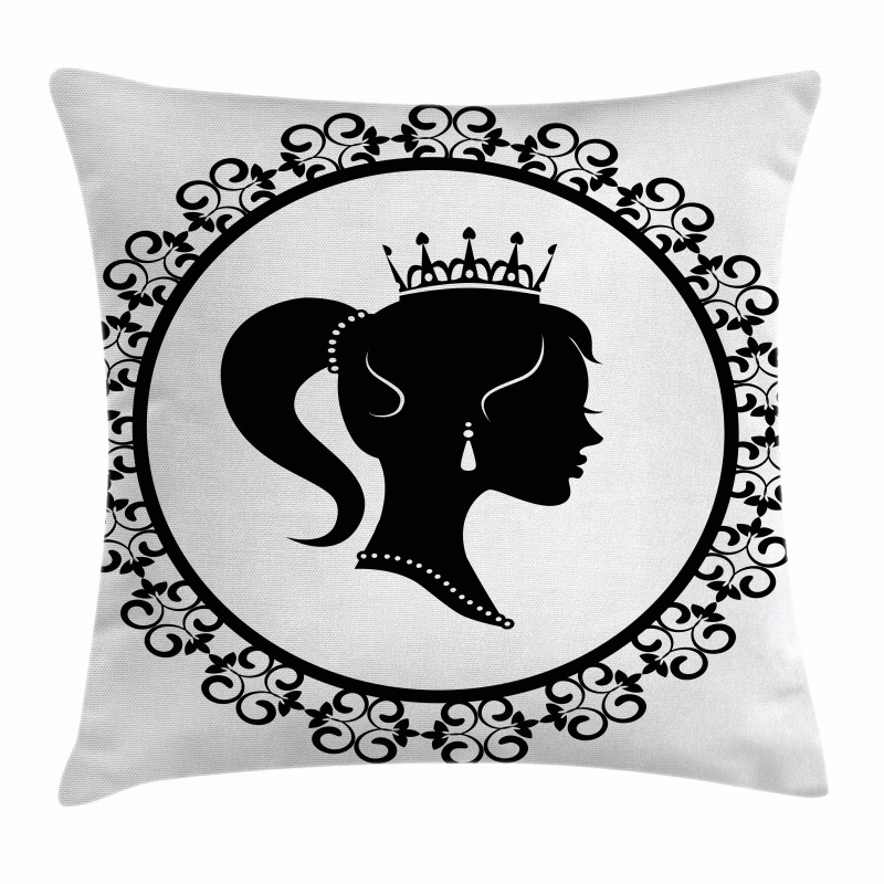 Profile in Frame Noble Pillow Cover