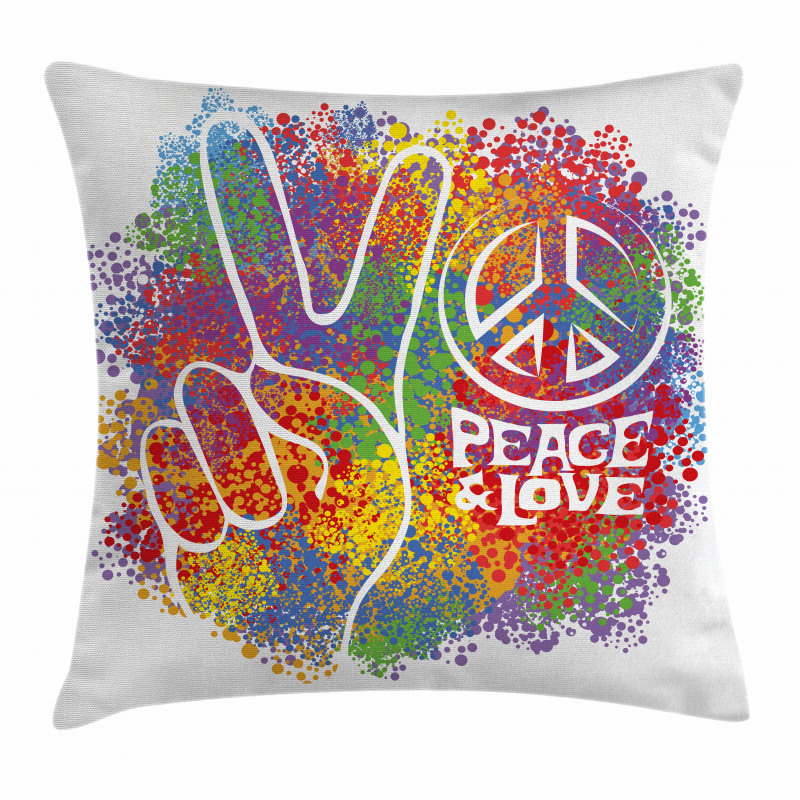 Peace Love Pacifism Pillow Cover