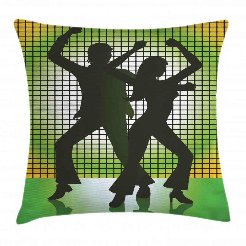 Disco Couple Dance Pillow Cover