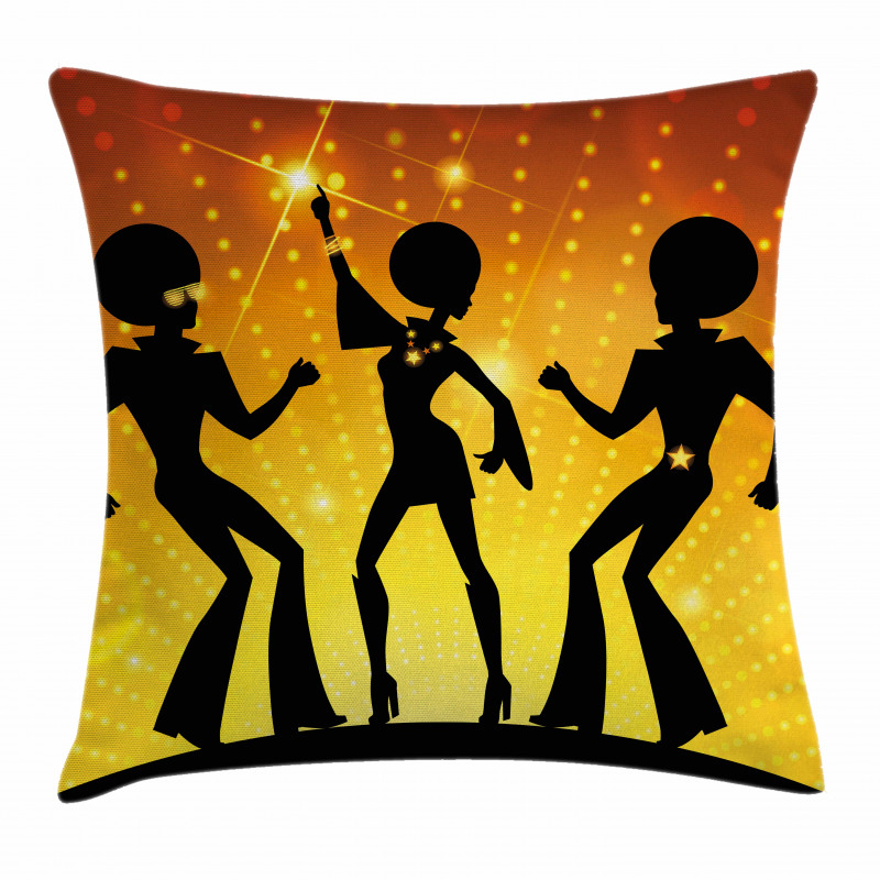Dancing Afro People Pillow Cover