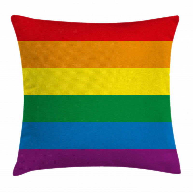 Gay Parade Flag Freedom Pillow Cover