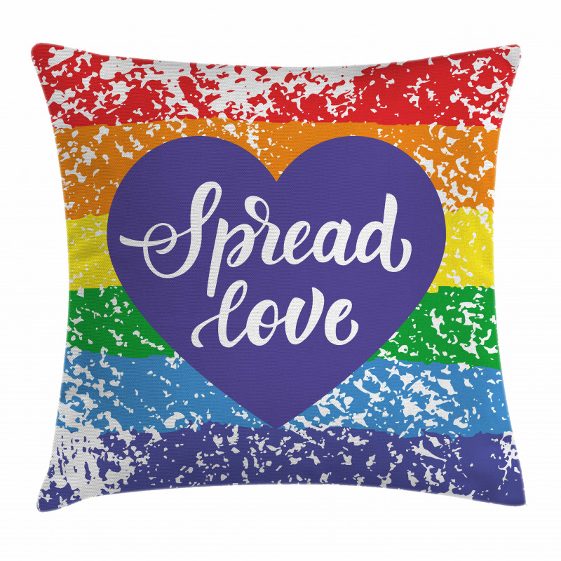 Spread Love Heart Pillow Cover