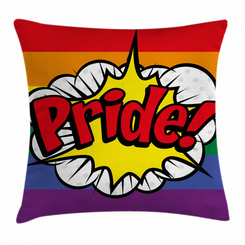 Pop Art Comics Pride Pillow Cover