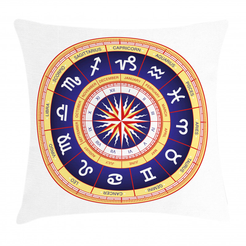 Zodiac Cancer Virgo Pillow Cover