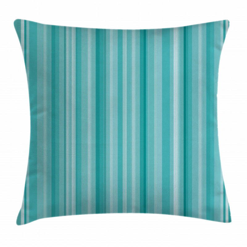 Ocean Inspired Blue Lines Pillow Cover