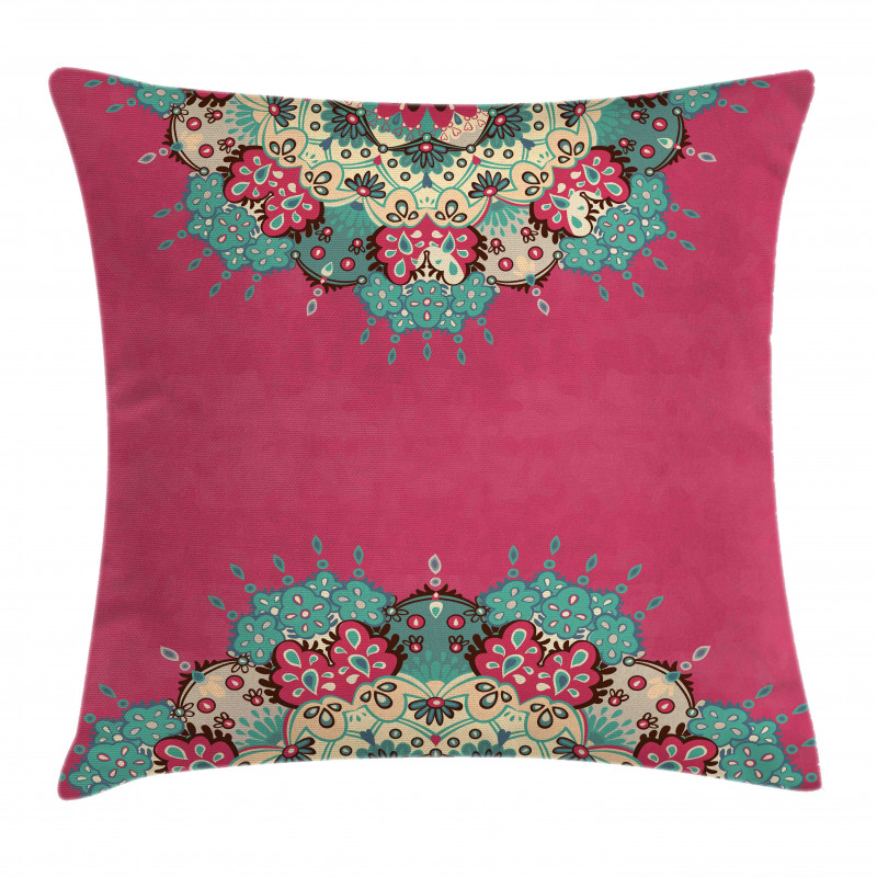 Eastern Boho Floral Pillow Cover