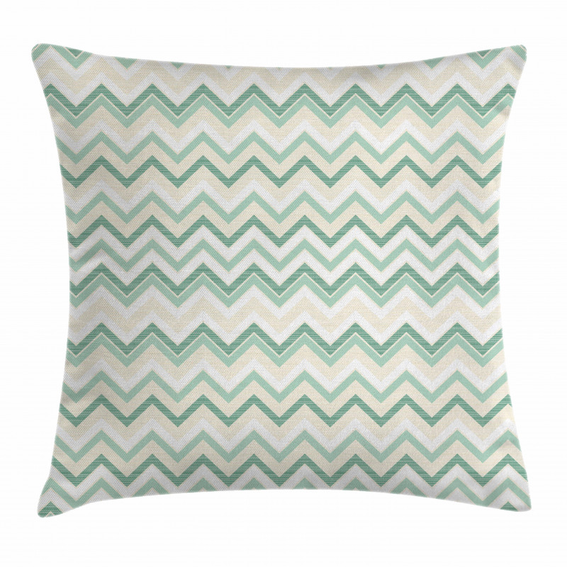 Blurry Abstract Zig Zag Pillow Cover