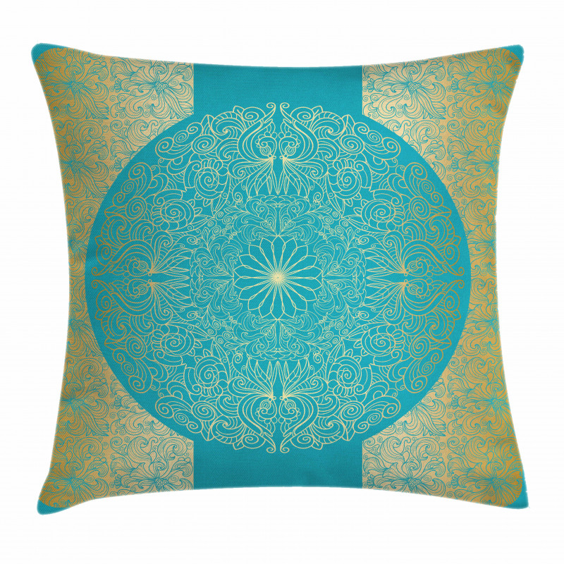 Vibrant Exotic Motifs Pillow Cover
