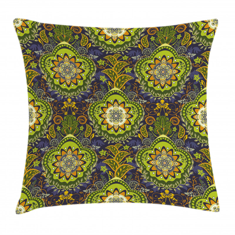 Tropical Motifs Pillow Cover