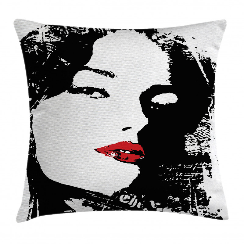 Woman Cool Pillow Cover