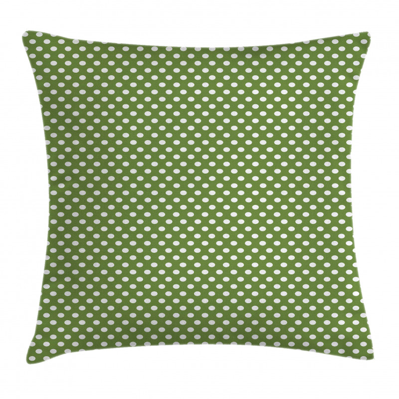 White Simple Polka Dots Pillow Cover