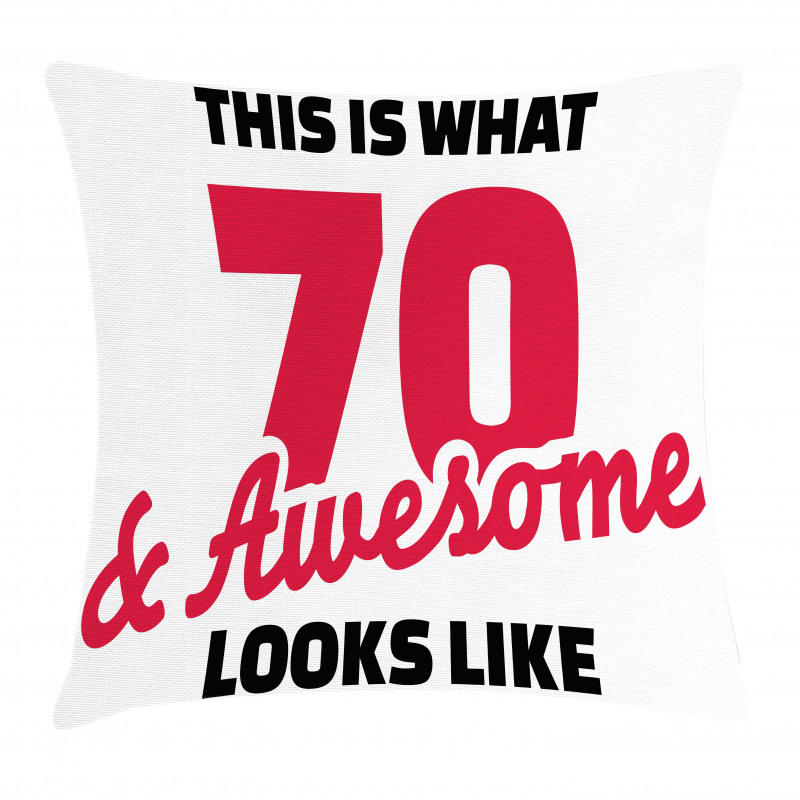 70 Pillow Cover