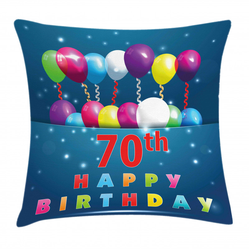 Balloons Party Items Pillow Cover