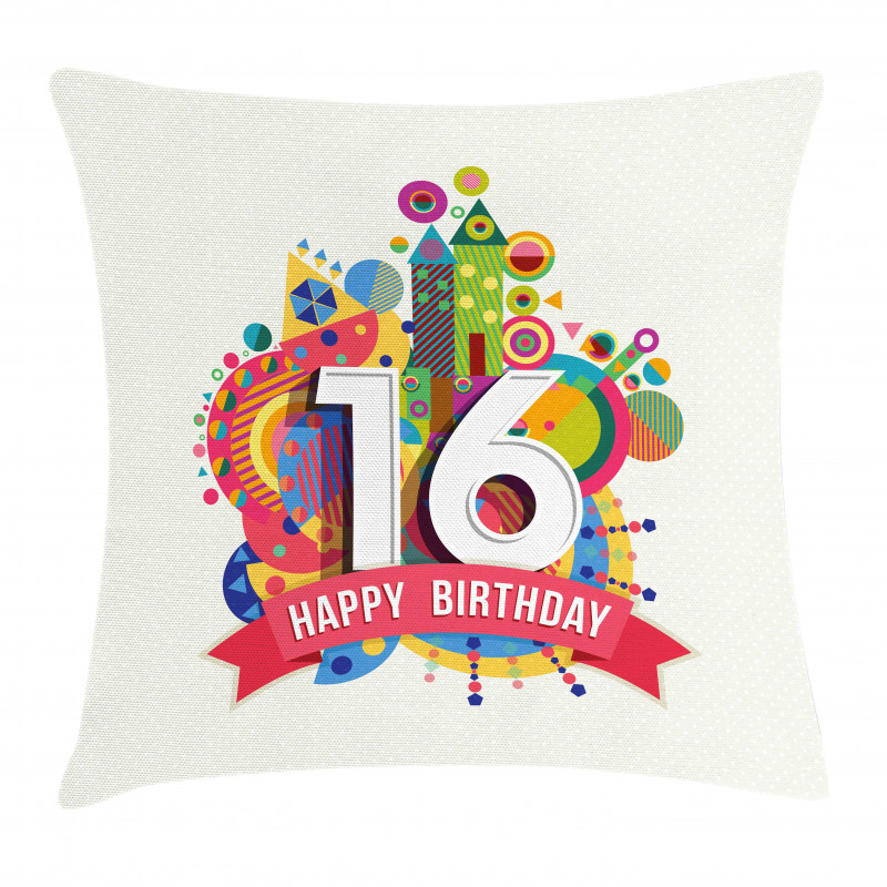Celebration Funky Pillow Cover