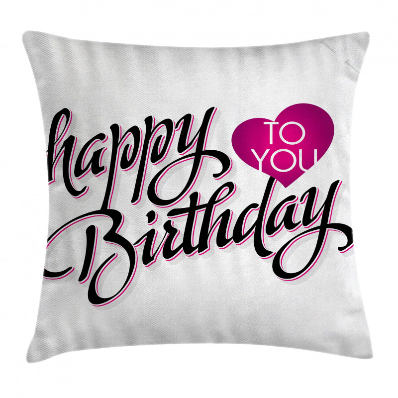 Typo Message Pillow Cover
