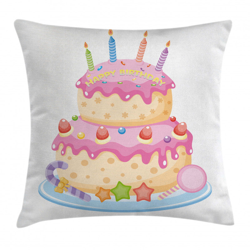 Candles and Candies Pillow Cover