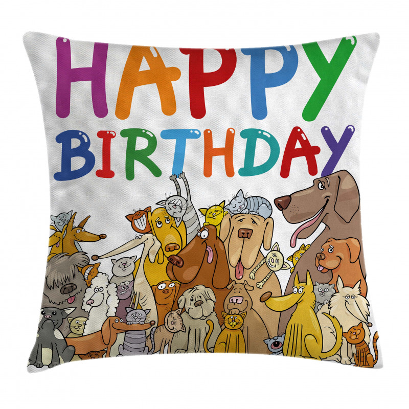 Streets Dogs Animals Pillow Cover