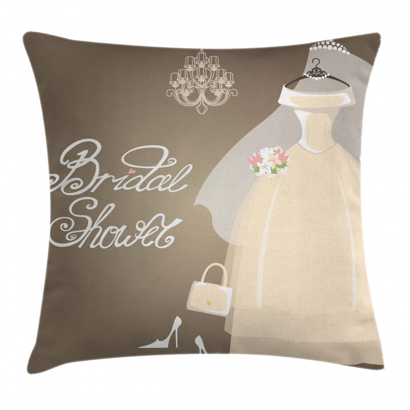 Love Bride Party Pillow Cover