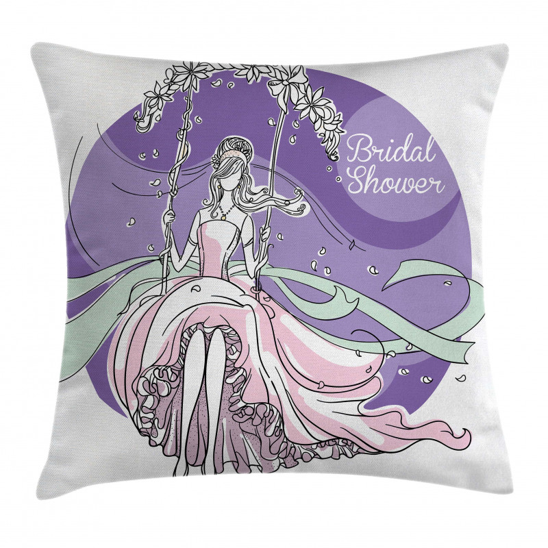 Party Dress Bride Pillow Cover