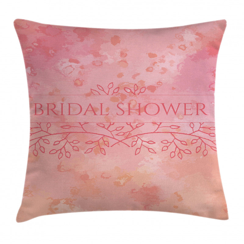 Bride Invitation Pillow Cover