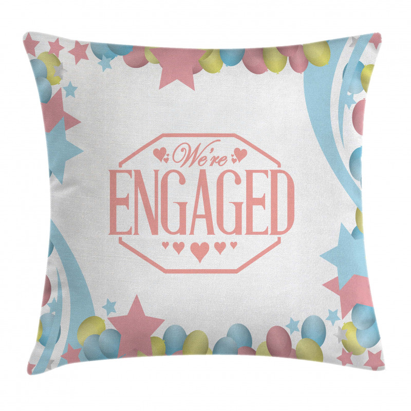 Engagement Theme Pillow Cover
