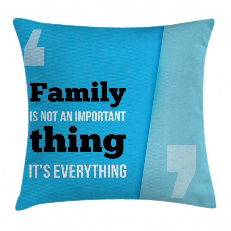 Family Writing Pillow Cover