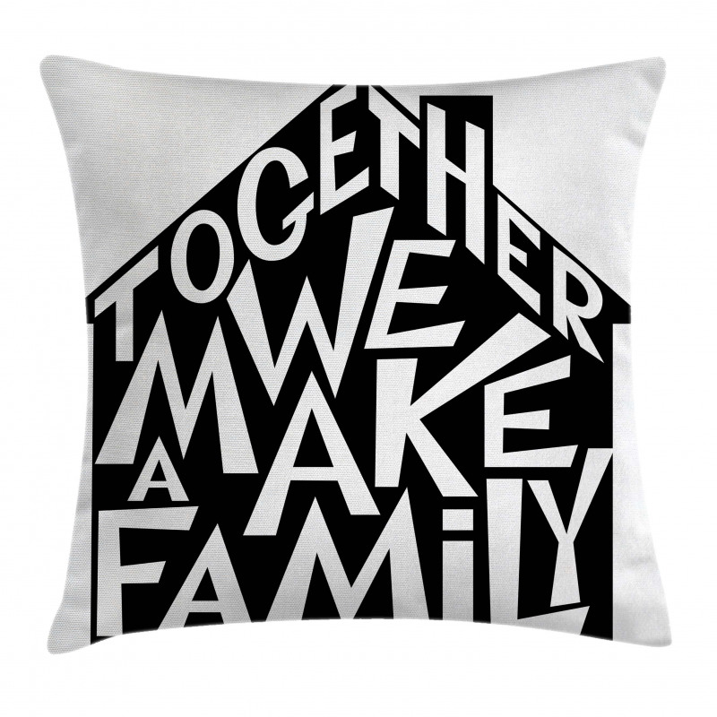 Family House Pillow Cover