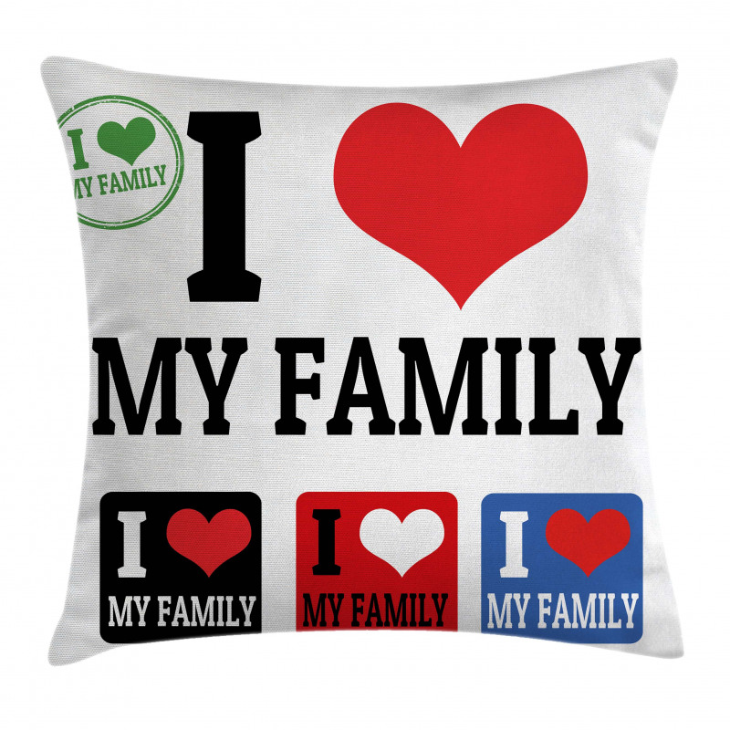 Family Signs Pillow Cover