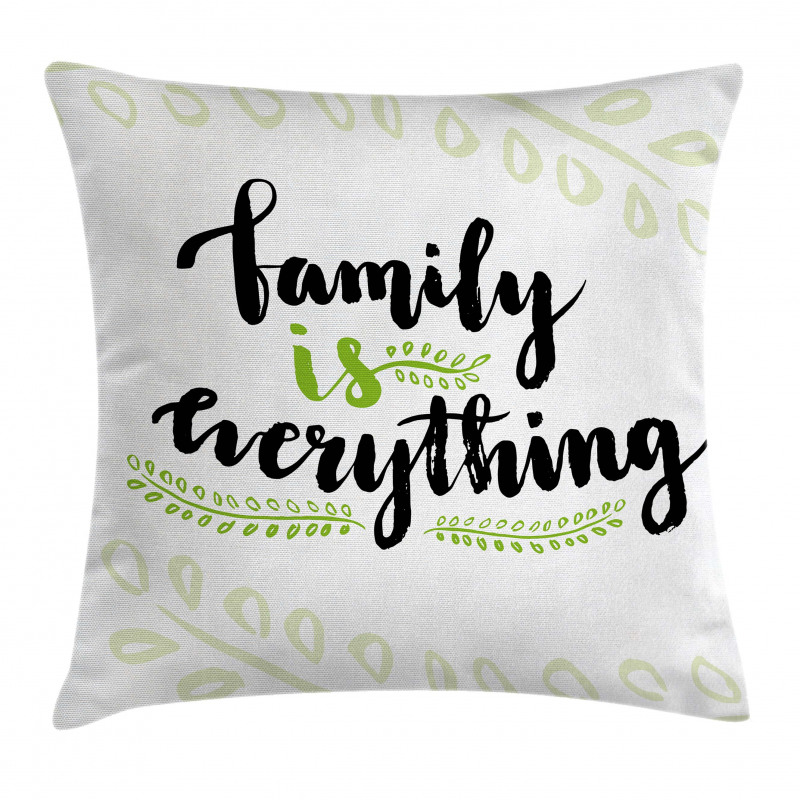 Lettering Phrase Pillow Cover