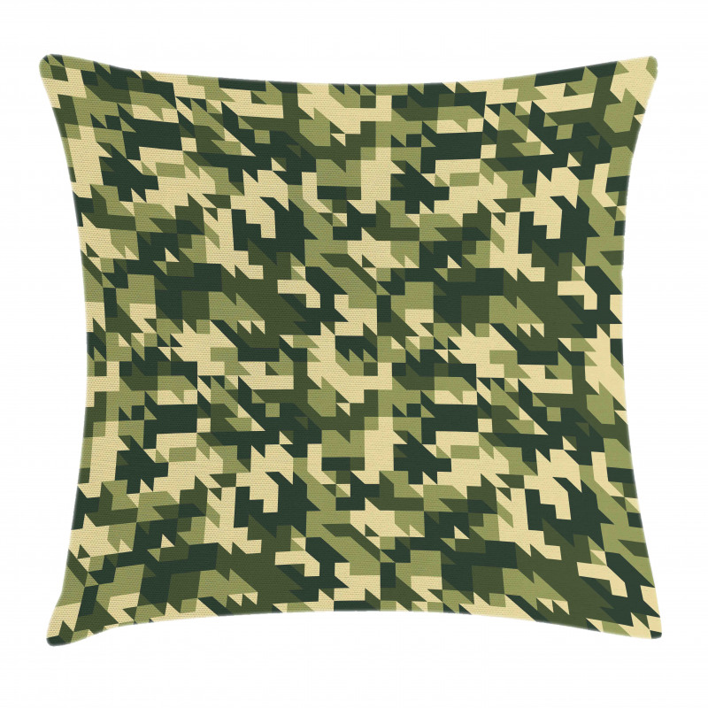 Abstract Chevron Forest Pillow Cover
