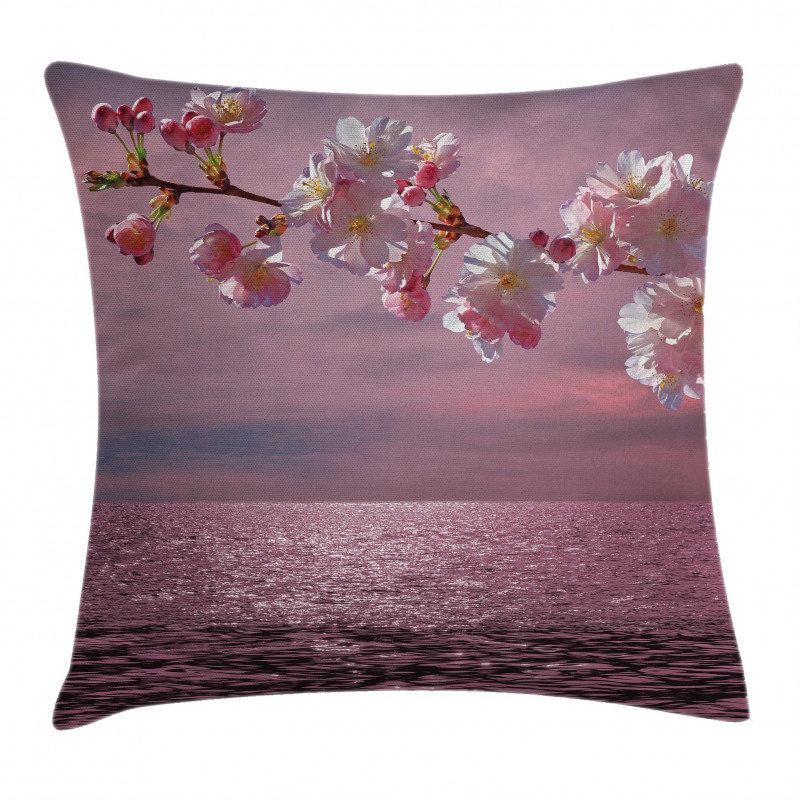 Cherry Tree Branch Pillow Cover
