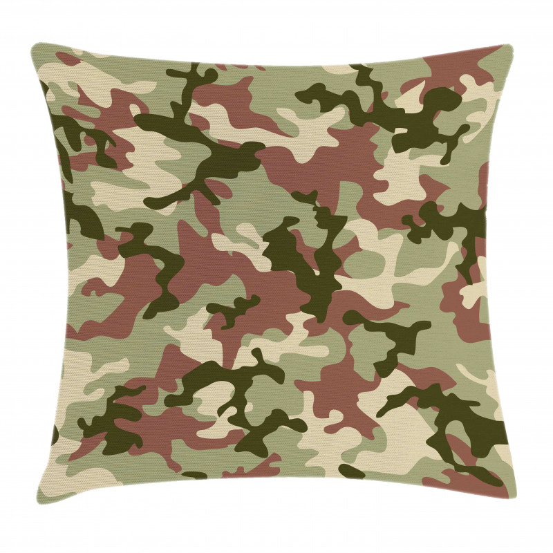 Pattern in Forest Colors Pillow Cover