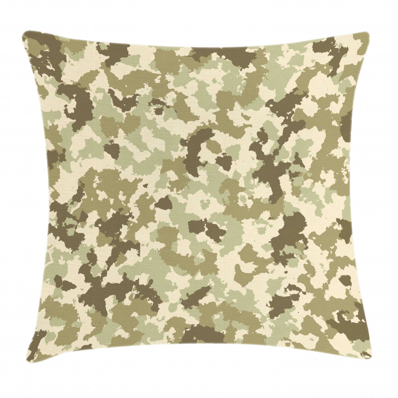 Camouflage Survival Theme Pillow Cover