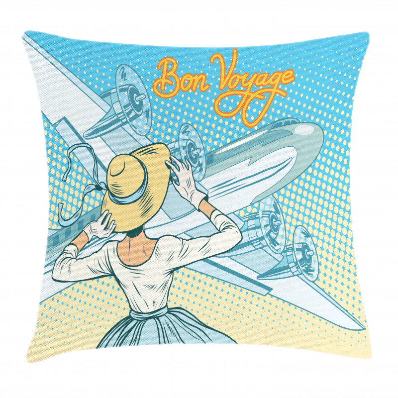 Aircraft Pop Art Pillow Cover