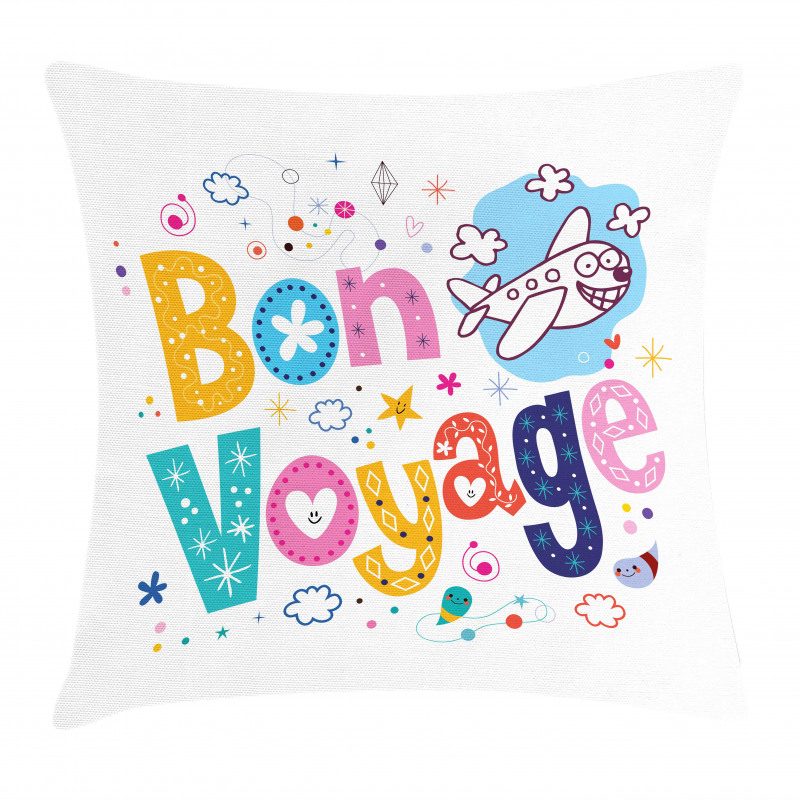 Happy Message Pillow Cover