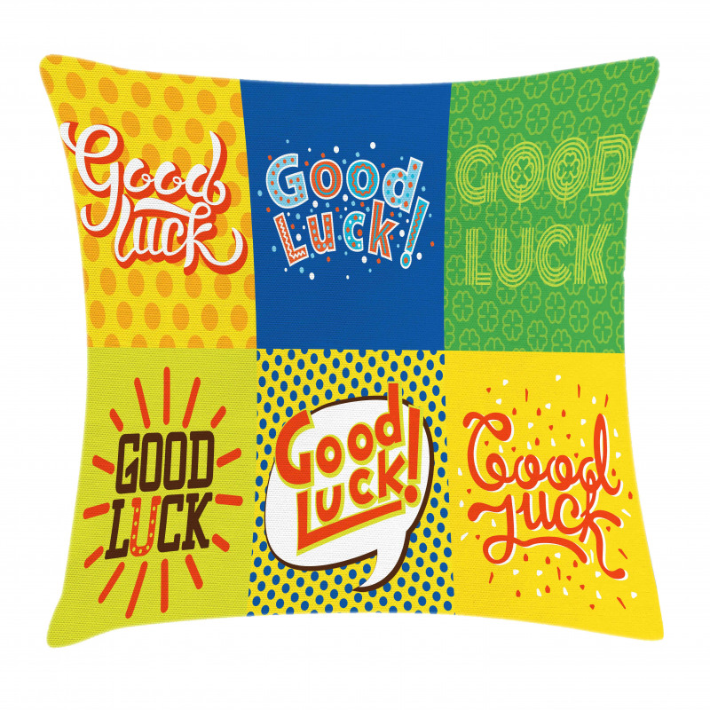 Lucky Pop Art Pillow Cover