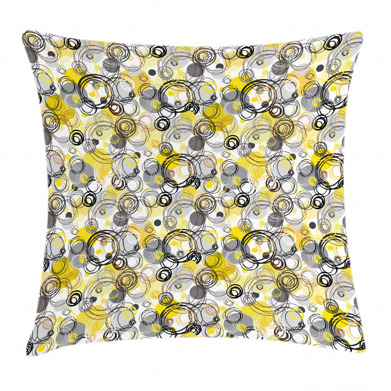 Sketchy Circles Pillow Cover