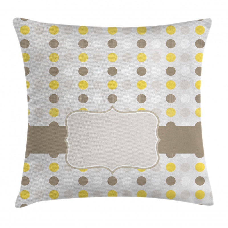 Polka Dots Image Pillow Cover