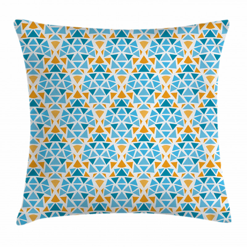 Triangle Motif Pillow Cover
