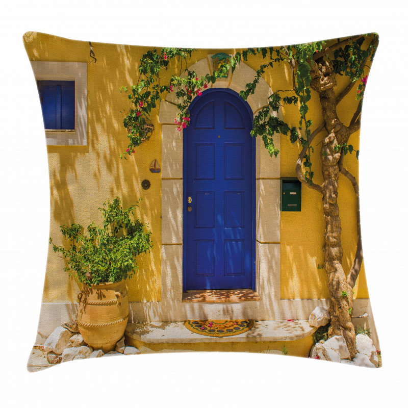Greek House Pillow Cover