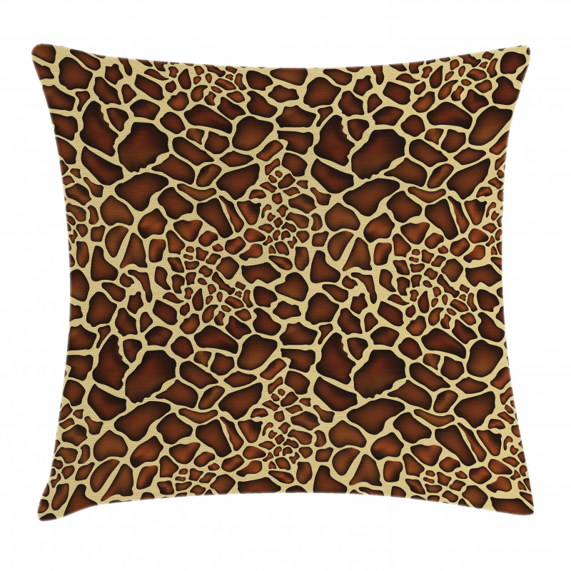Giraffe Skin Pattern Pillow Cover