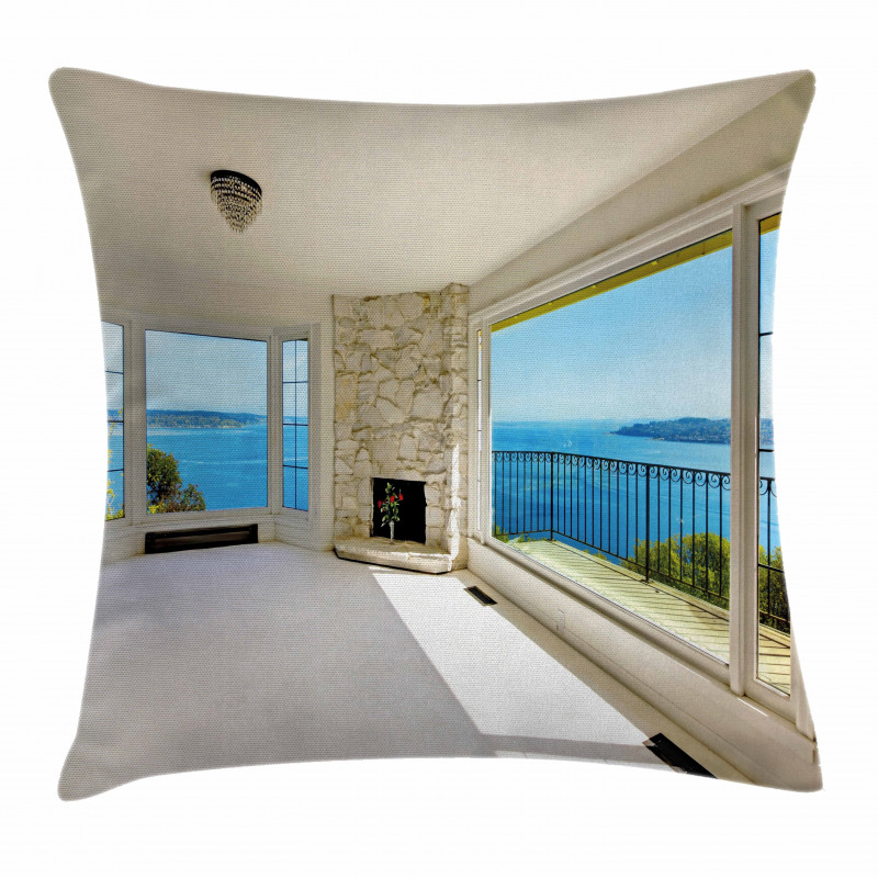 Ocean Nature Forest View Pillow Cover