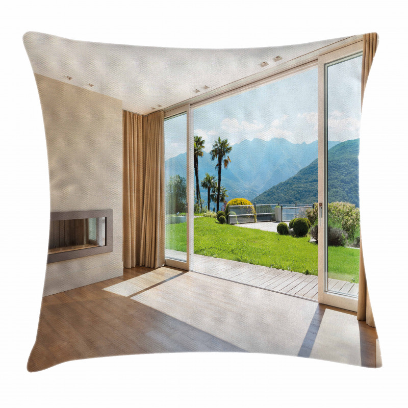 Room Scenic View Pillow Cover