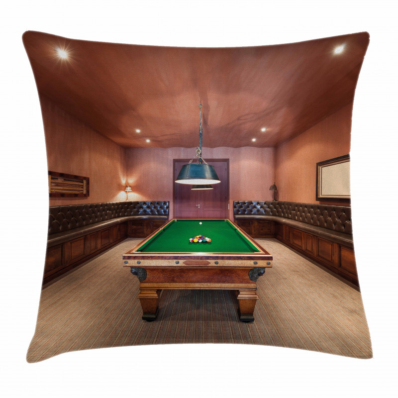 Pool Table Billiard Pillow Cover