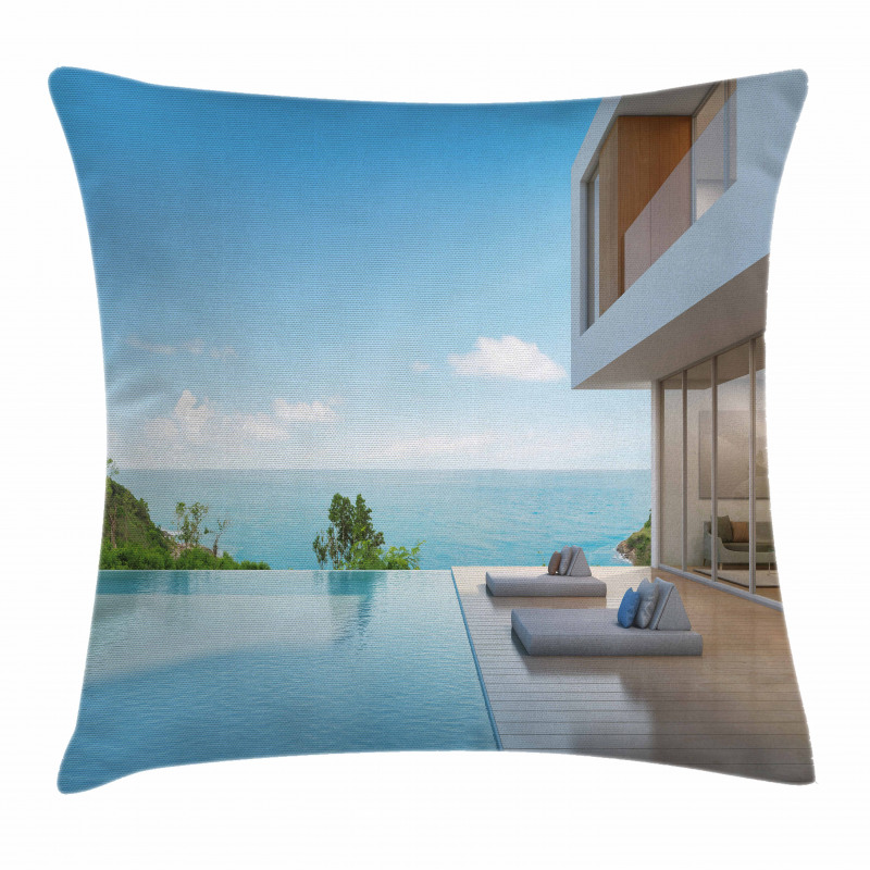 Minimalist Beach House Pillow Cover