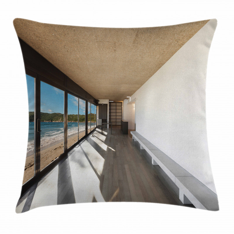 Ocean Sea Waves Sand View Pillow Cover